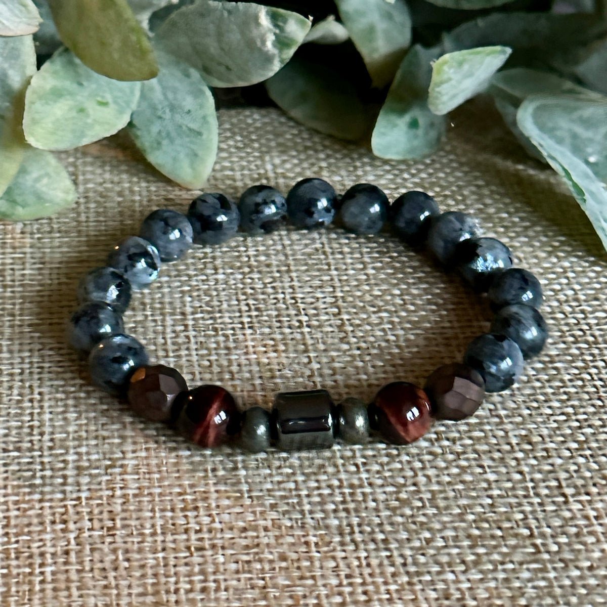 Hematite Pyrite Mens Energy Protection