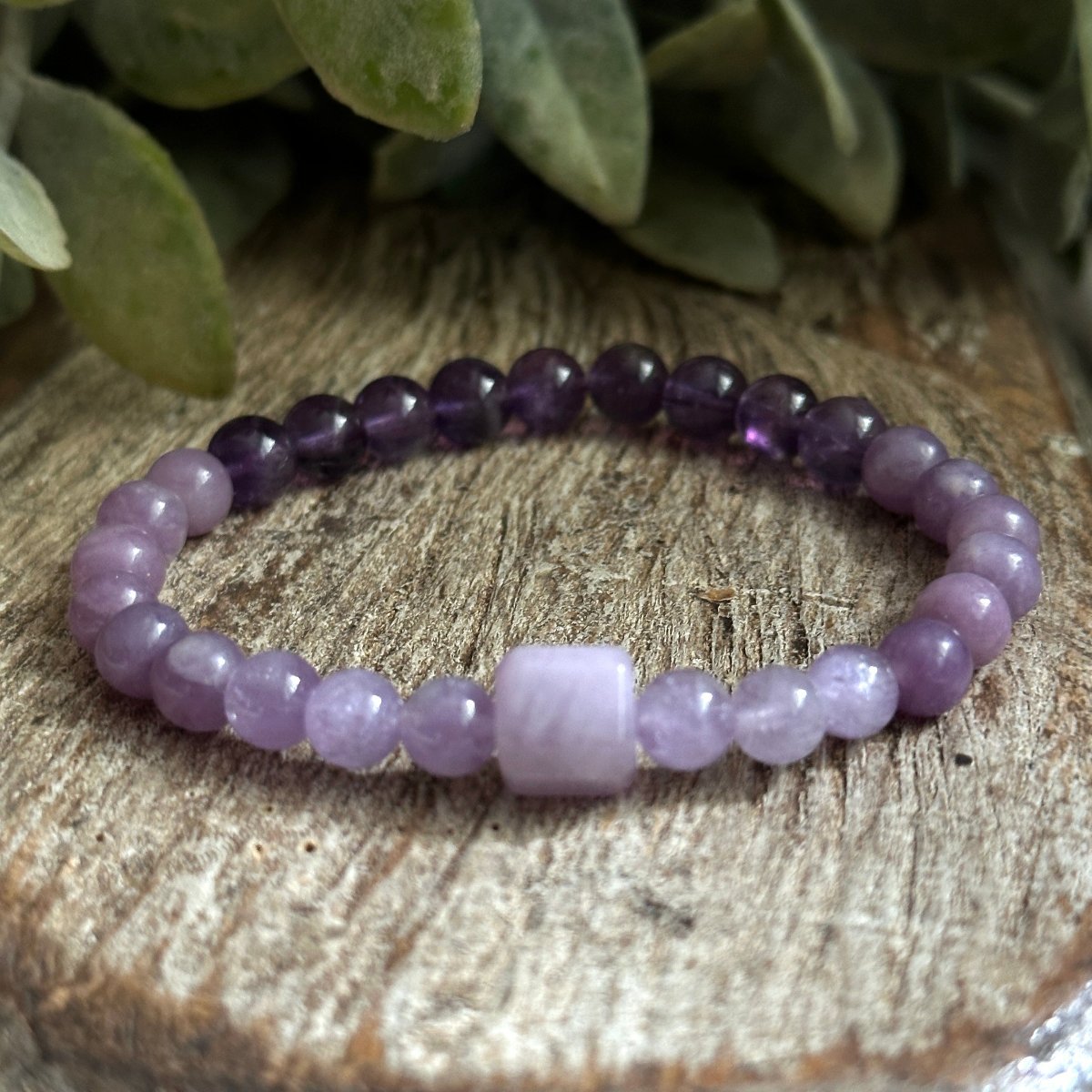 Amethyst Bracelet for Sobriety, Peace, sleep