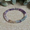  fluorite focus and clarity bracelet, gradient ombre fluorite jewelry
