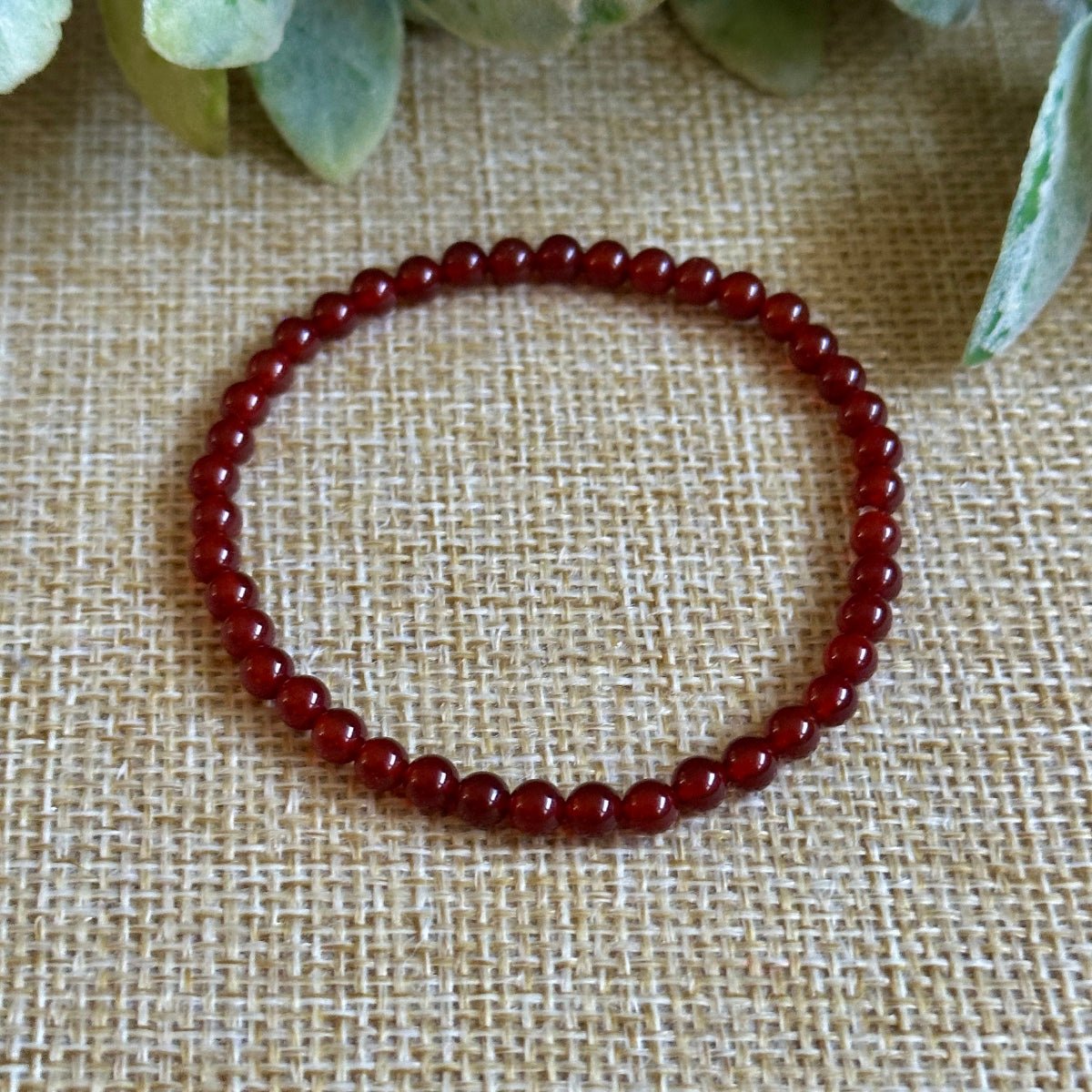 Red Carnelian Tiny Gemstone Bracelet – InJewels Healing Jewelry