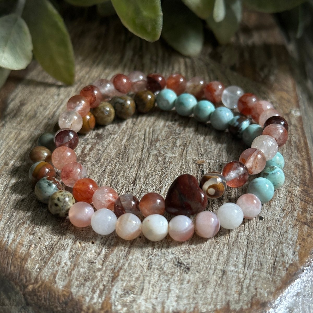 Beaded Gemstone TIny Braclets