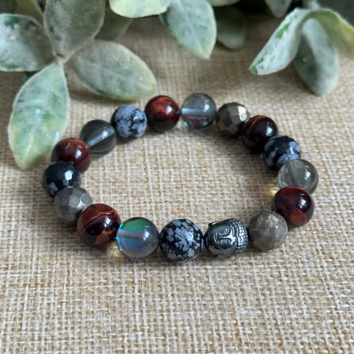 Root Chakra Crystal Bracelet for Men and women