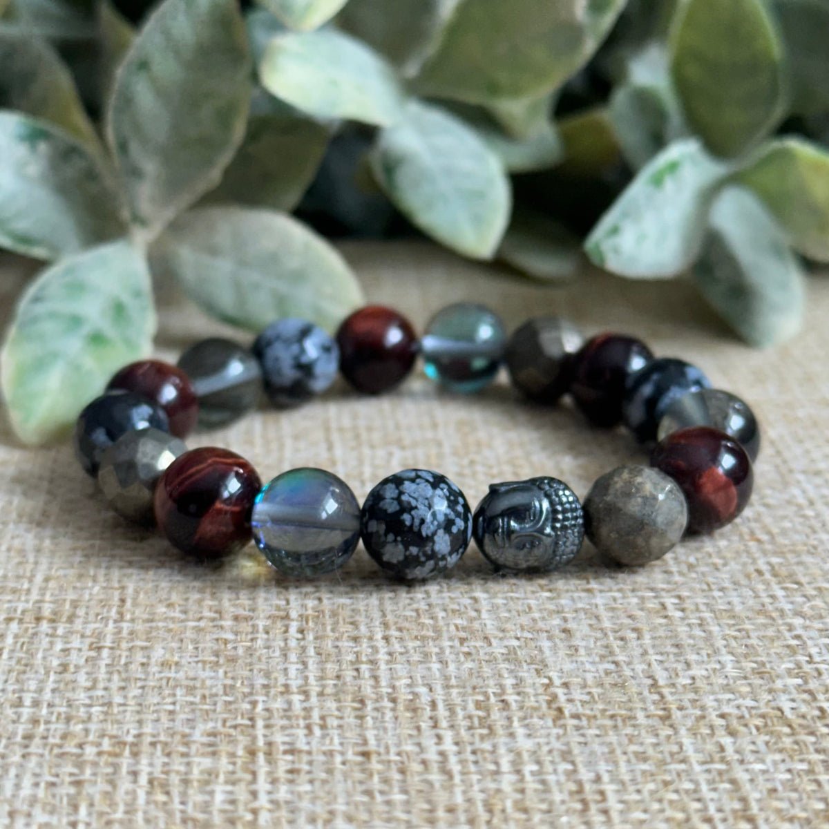 Root Chakra Bracelet, Root CHakra Buddha Bracelet