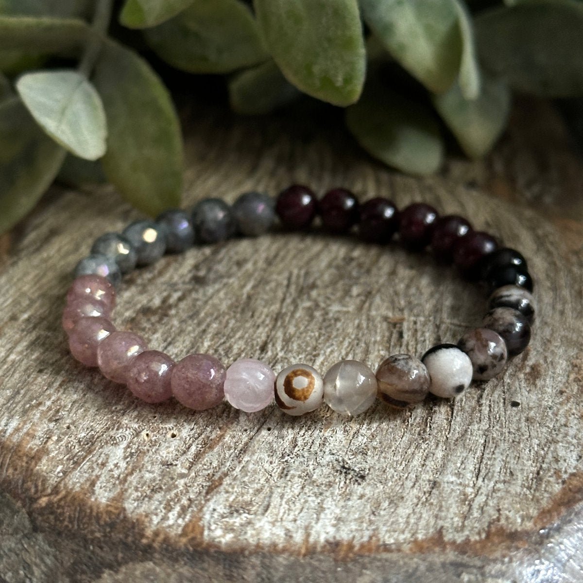 Grounded and Rooted In Love Crystals, Gemstones, Bracelet, Jewelry