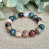 Roots Bracelet in Symmetrical Style with Optional DZI Agate