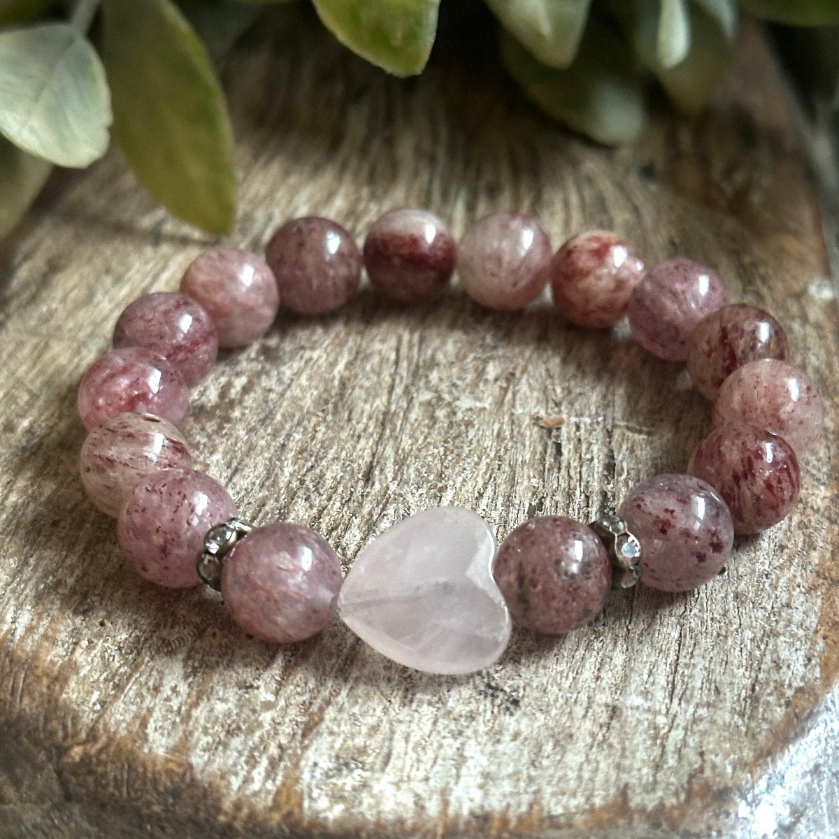 Rose Quartz z Bracelet