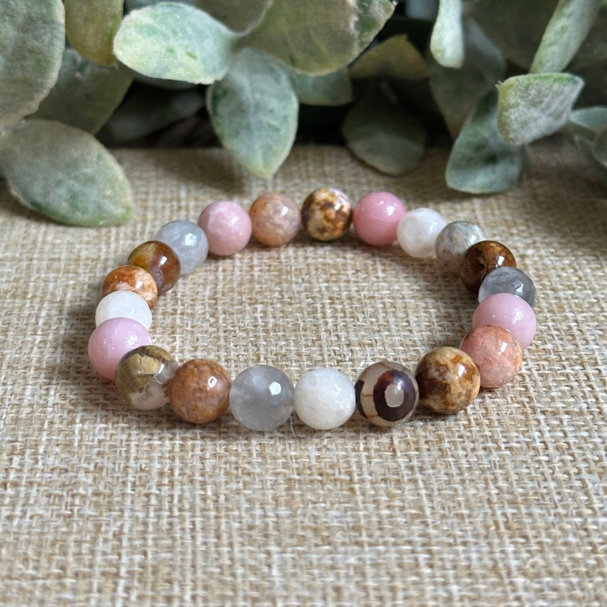 Serene Soul crystal bracelet for Empath, HSP, Heartbreak, Trauma Healing
