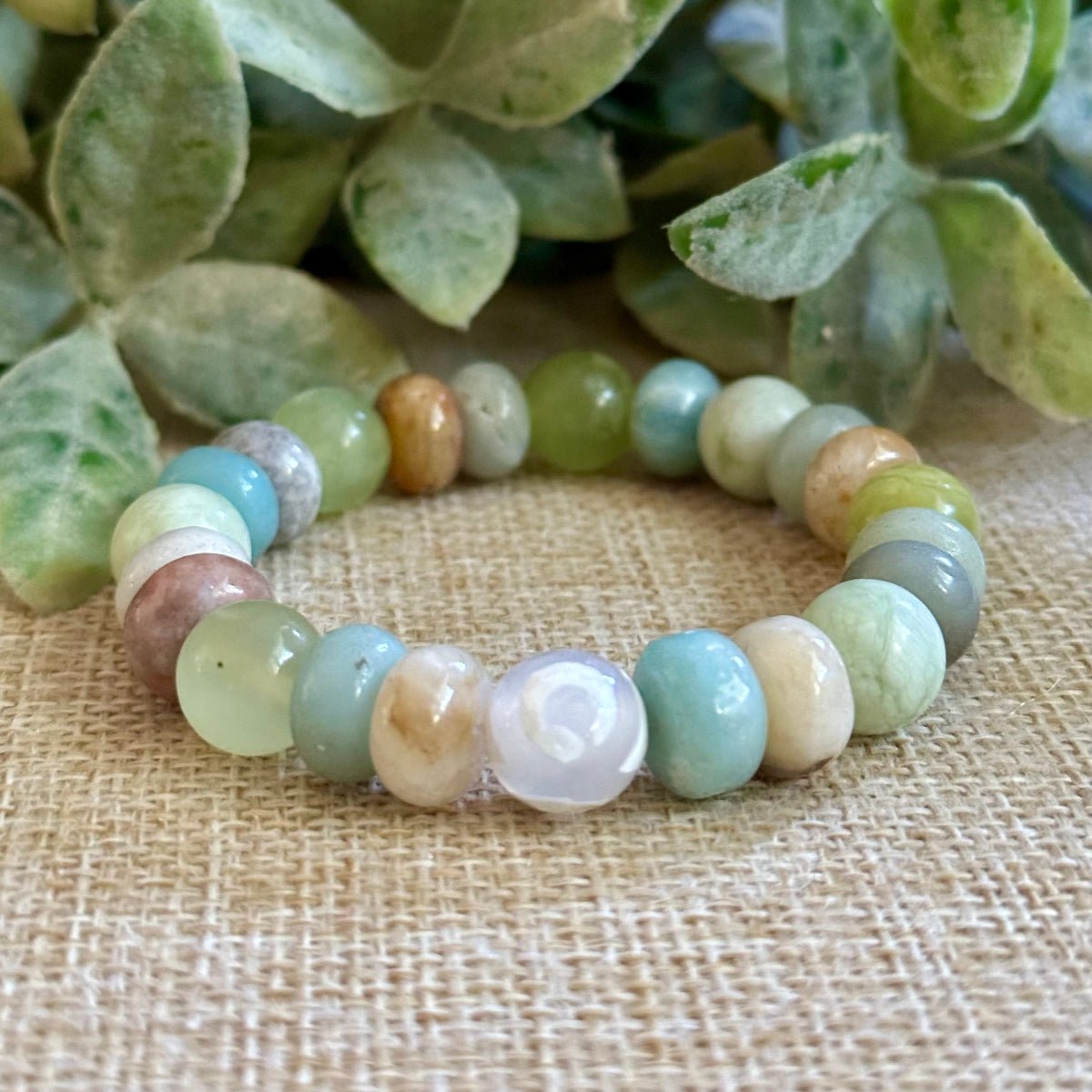 Heart Healing Calmness Chunky Bead Bracelet