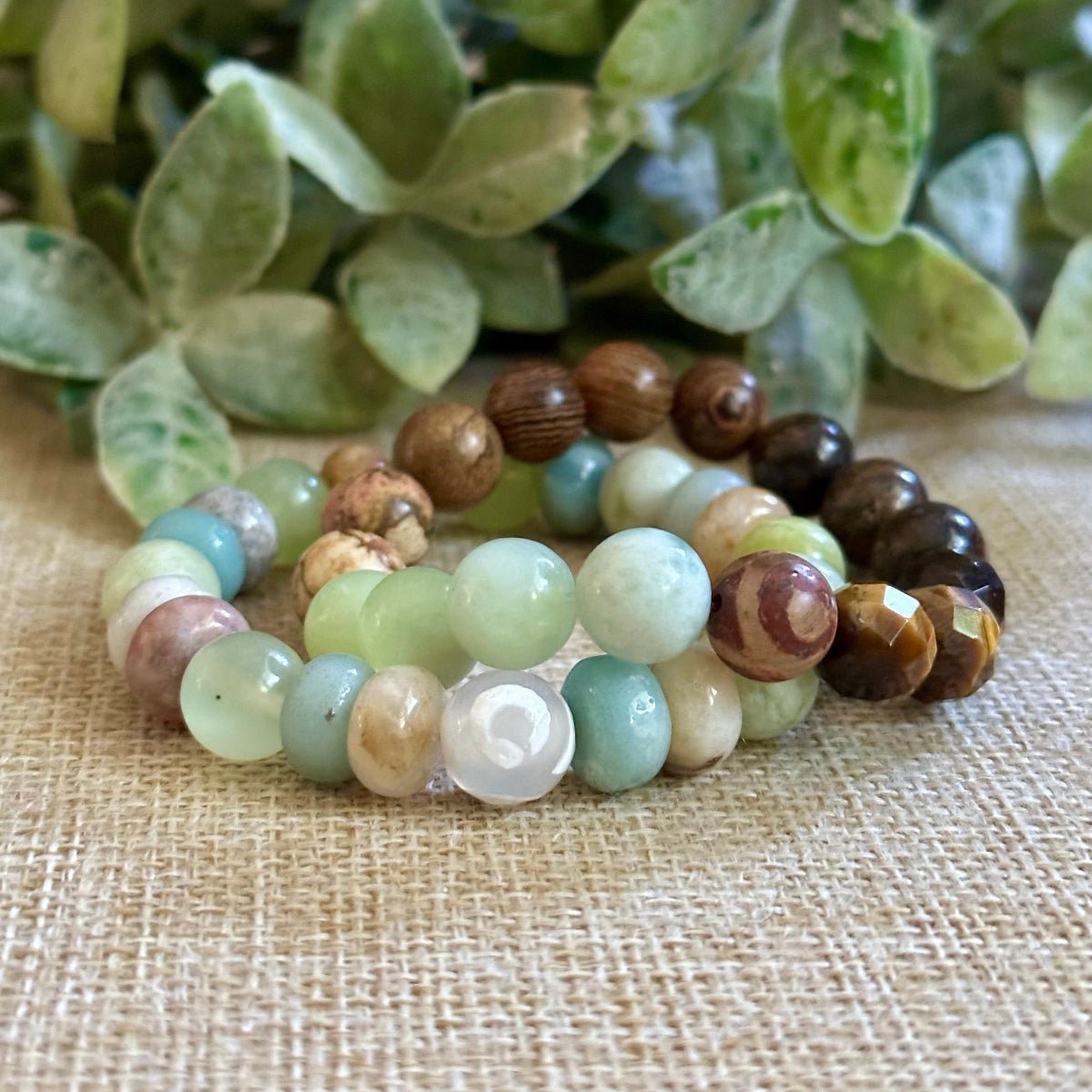 Nature Energy Gemstone Crystal Bracelets