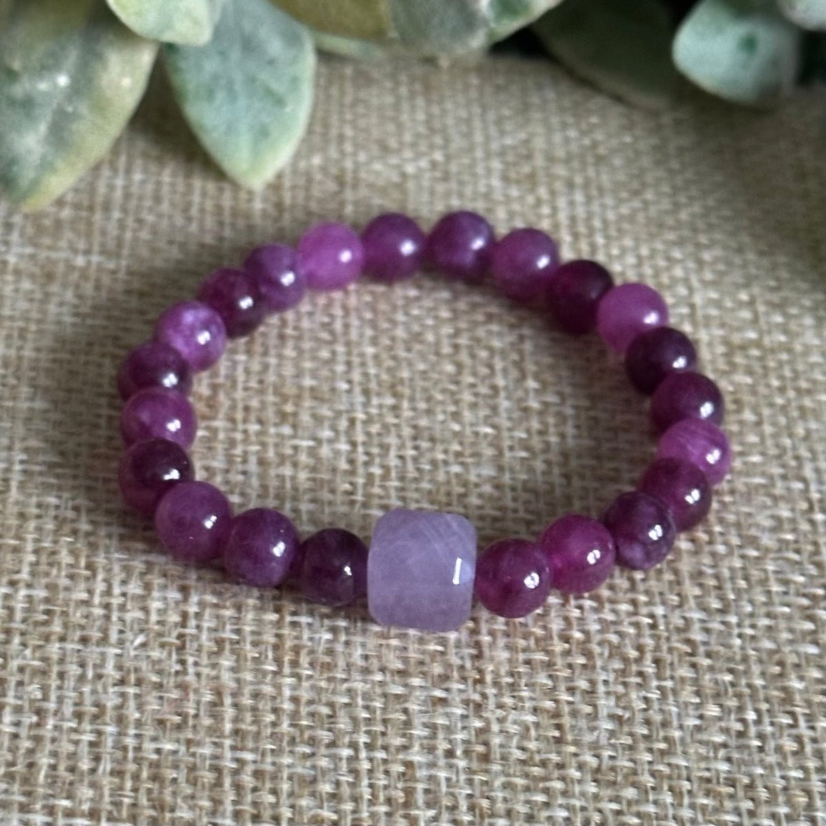 Children’s anxiety crystal bracelet for kids featuring calming crystals for emotional balance and peace