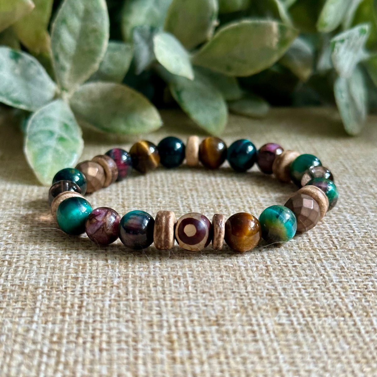 Empath Protection Bracelet, Empath Energy, Protection bracelet, Protection Crystals. Crystals for Empaths