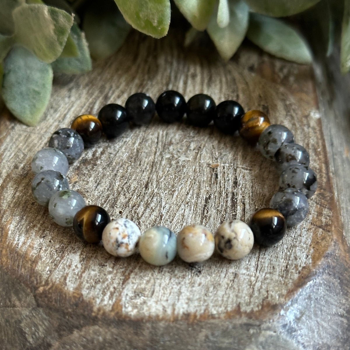 Gemstone bracelet for motivation and personal growth