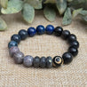 Third Eye Chakra Gemstone Crystal Bracelet