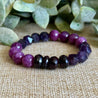 Wild Berry Energy Bracelet Deep Berry Gemstone Jewelry For Confidence And Creativity