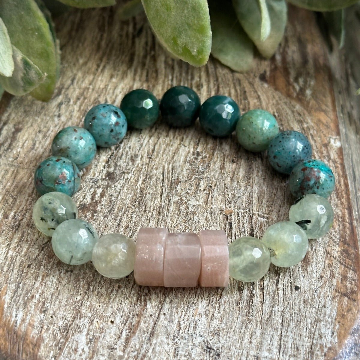 Crystals, Gemstones for Abundance, Growth, Love Bracelet