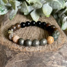 Abundance Bracelet for Men and Guys. Gemstone Beads