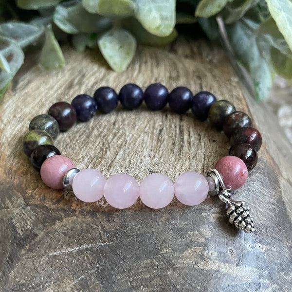 Gemstone Bracelet Fertility Crystals IVF, IUI