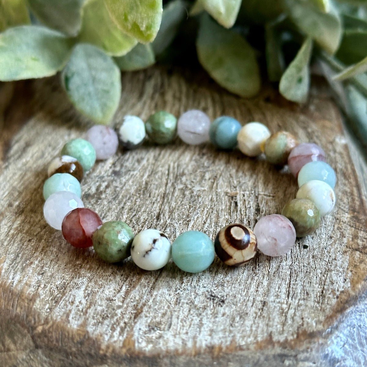 Crystals for Letting Go, Healing, Growth Bracelet