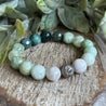 Moss Agate Gemstone bracelet  for women