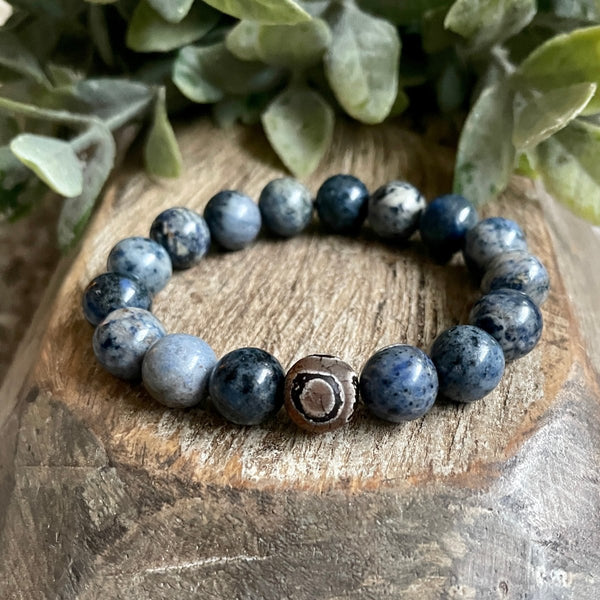 Dumortierite + Evil Eye