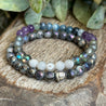 Crystal Gemstone Healing Stone Bracelets for Men, Women
