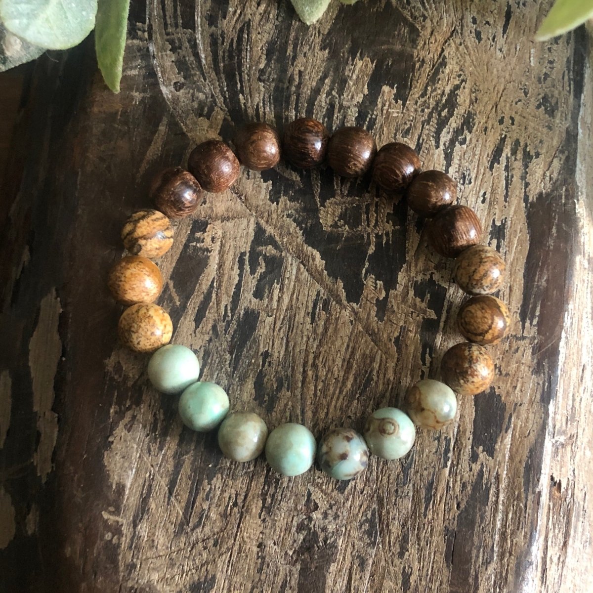 Crystals for Calmness + Anxiety Guys Bracelet