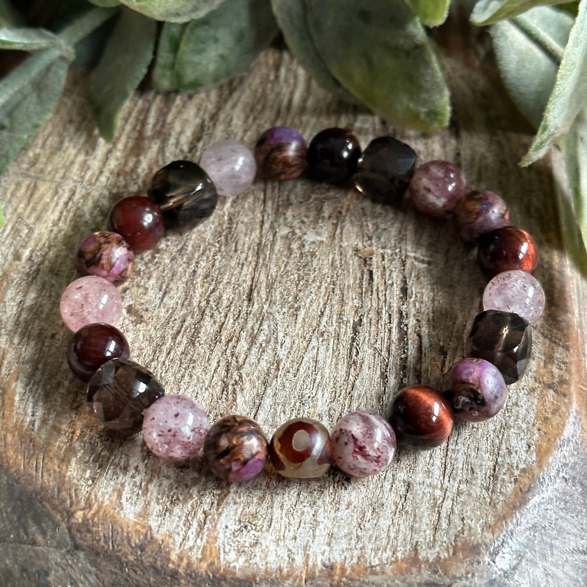 Root Chakra Stones, Gemstones Bracelet