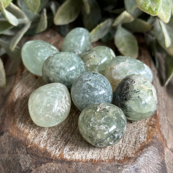 Tumbled Prehnite Crystals