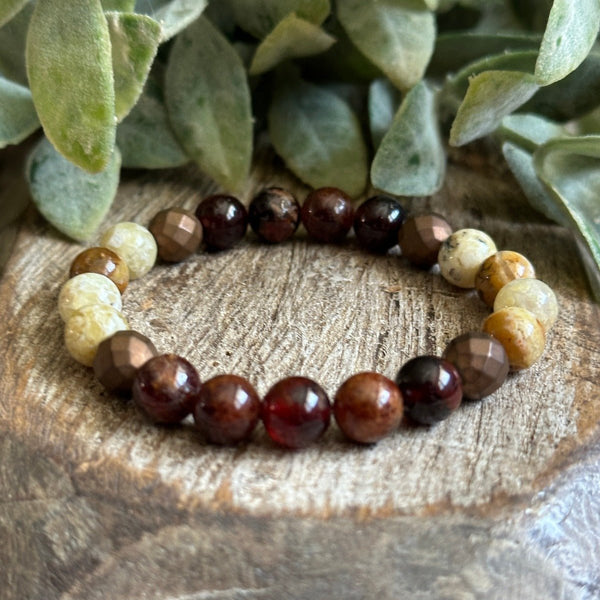 Sacral & Solar Plexus Chakra Stones Bracelet