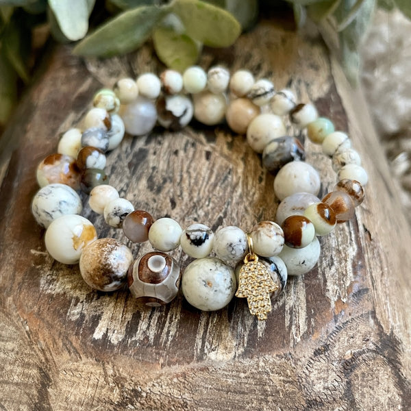 White Turquoise + Evil Eye